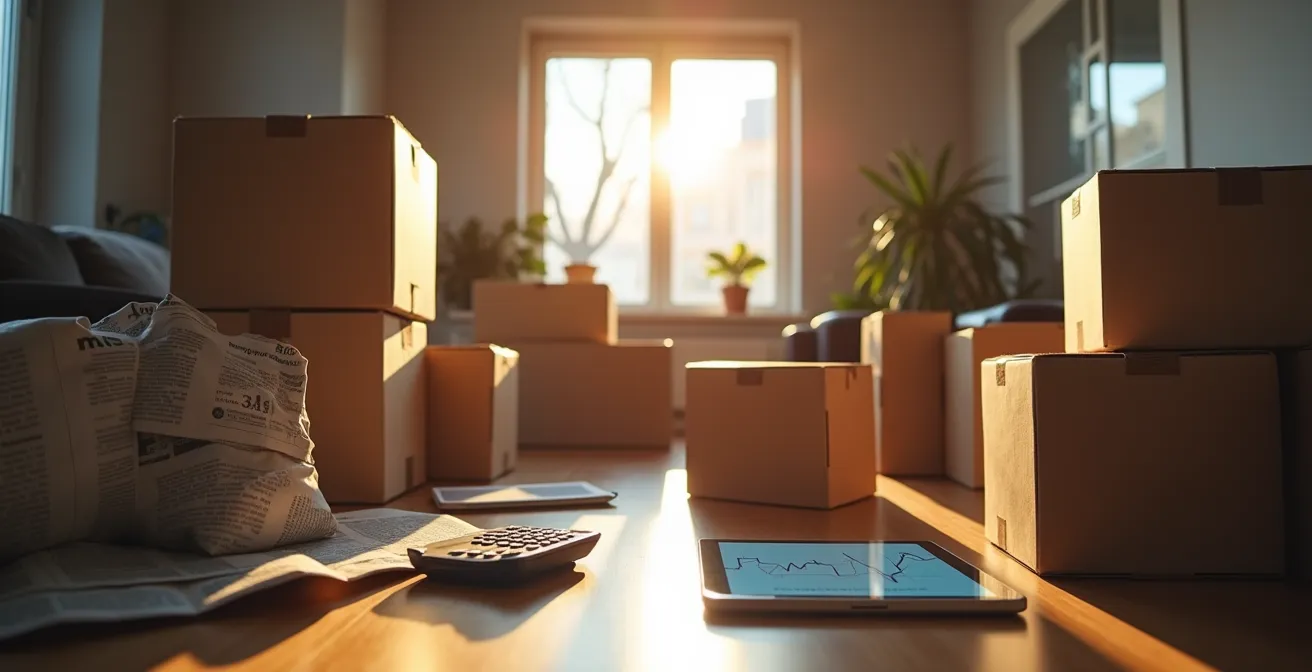 Comparaison visuelle des coûts entre emballage DIY et professionnel au Québec