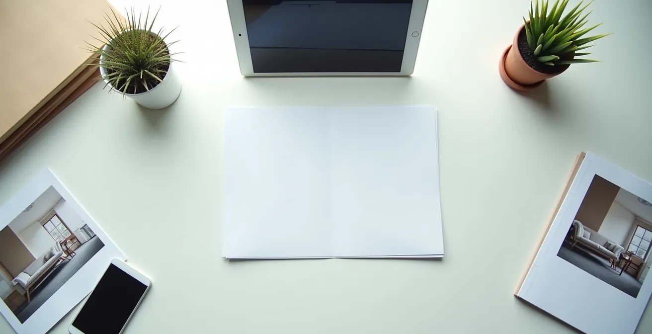 Organisation méthodique de documents et preuves pour déménagement avec factures et photos