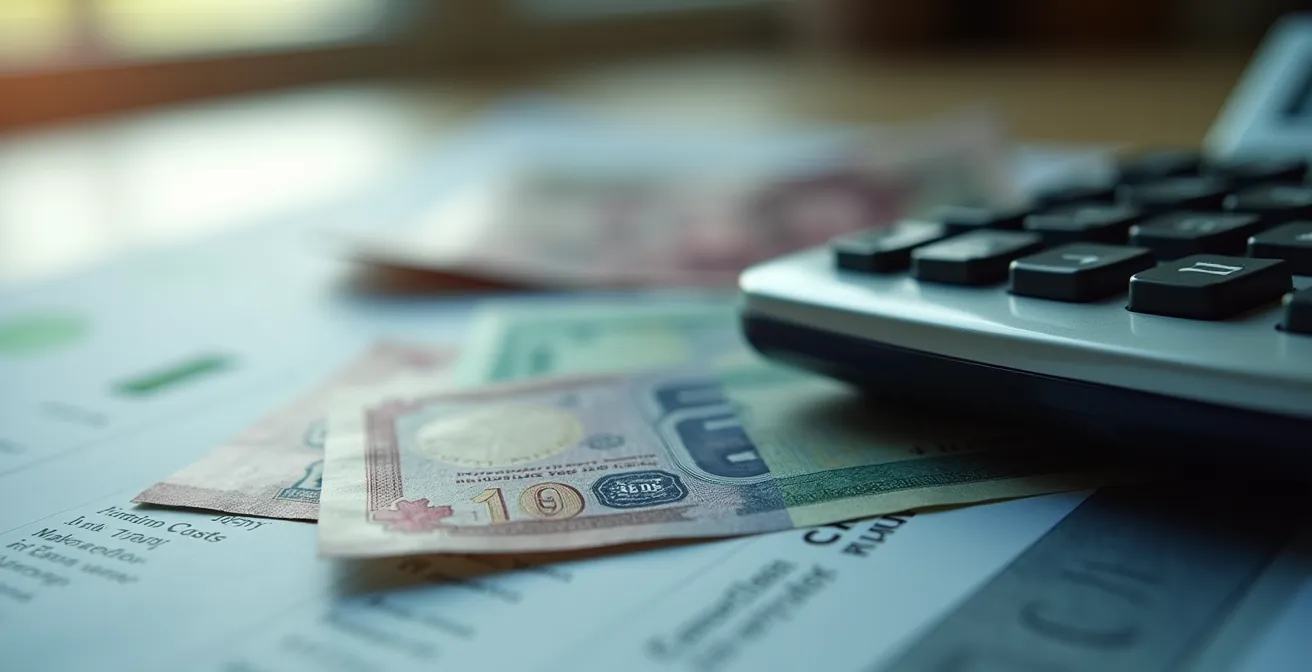 Calculatrice et documents financiers pour évaluer le coût total de possession d'un véhicule utilitaire