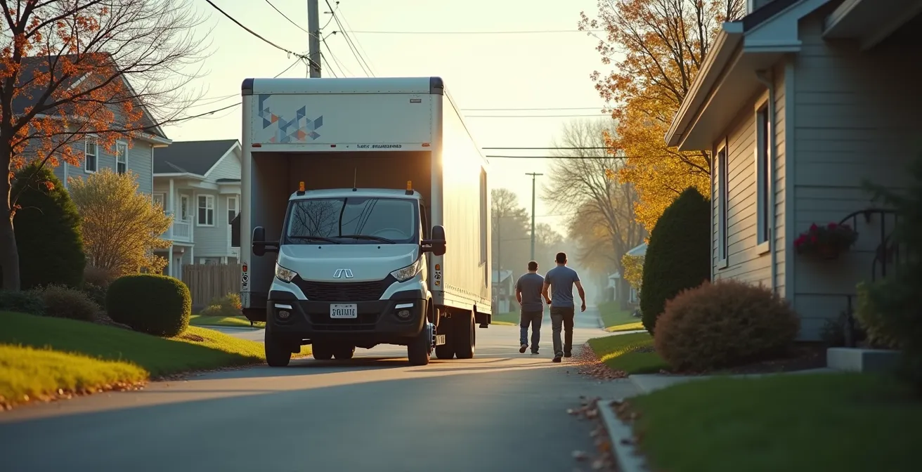 Moment de signature du connaissement lors d'un déménagement au Québec